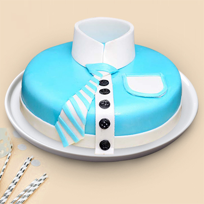 "Designer Men Shirt Cake 3D24 -1kg (Bangalore Exclusives) - Click here to View more details about this Product